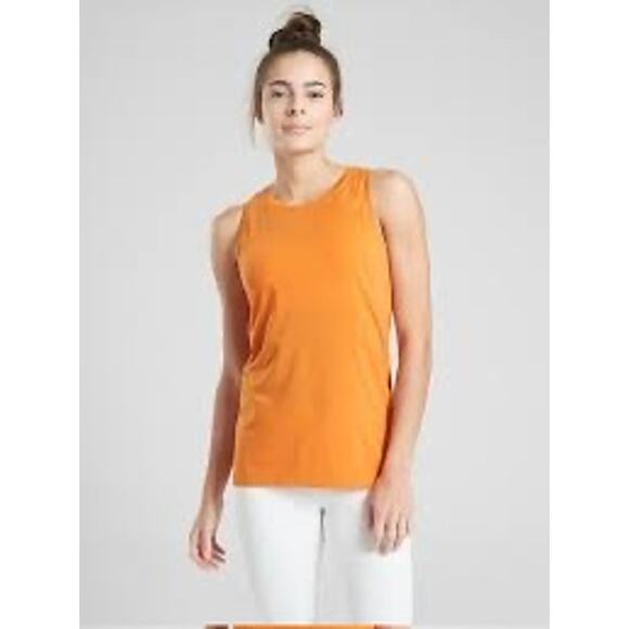 Athleta Sunrise Orange Essence Vital Tank Top - Size Small - Picture 1 of 5